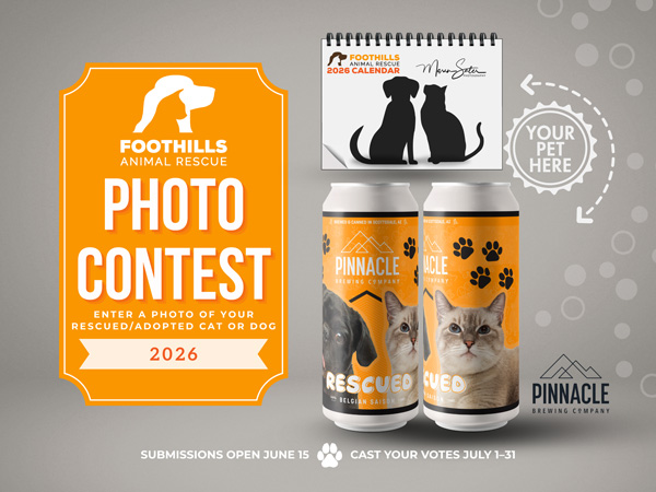 Enter Photo Contest Foothills Animal Rescue June 2025